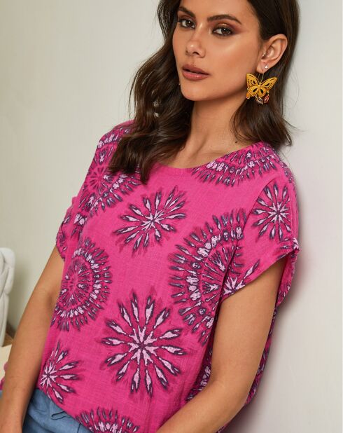 Top Epine fushia