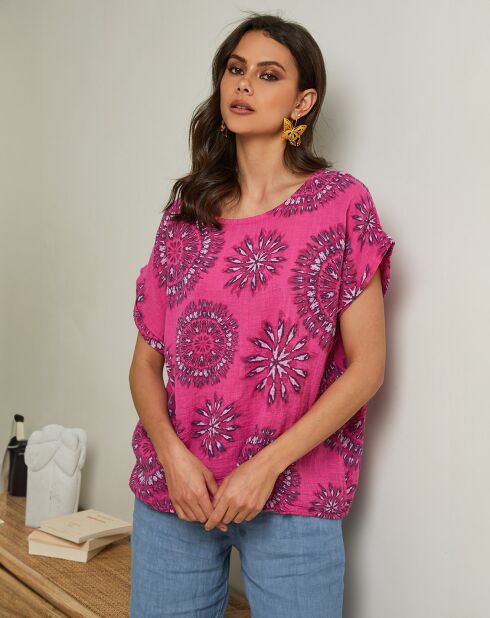 Top Epine fushia