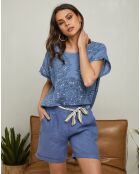 Top Epine indigo