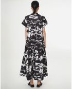 Robe Ilana noir/blanc