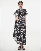 Robe Ilana noir/blanc
