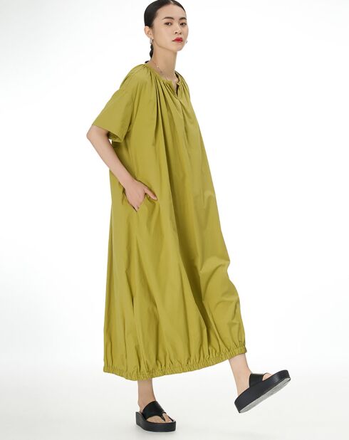 Robe Sabrina jaune