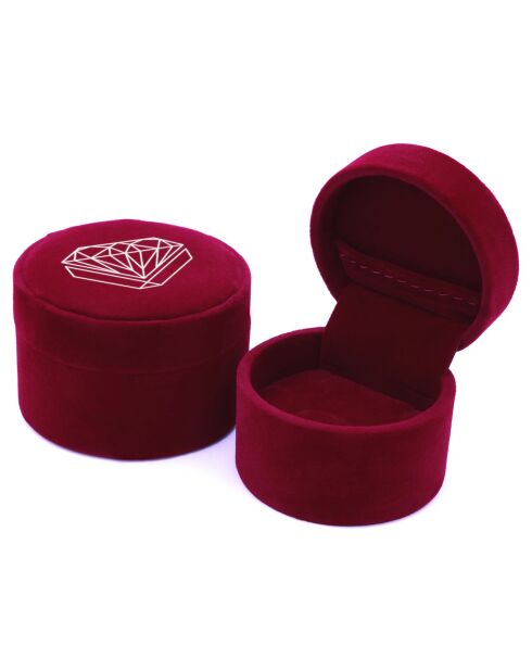 Pendientes Sucria con diamantes en oro blanco de 0,15 quilates