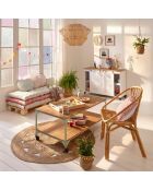 Suspension Ludza beige - D.44xH.31 cm