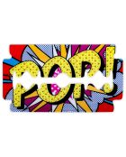 Tableau Lame Pop Art multicolore - 40x70 cm