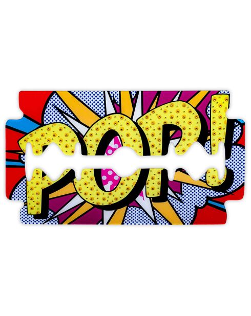 Tableau Lame Pop Art multicolore - 40x70 cm