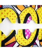 Tableau Lame Pop Art multicolore - 40x70 cm