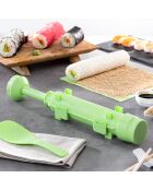 Set de sushi avec recettes Suzooka vert - 3 pièces