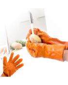 Gants nettoyants de Fruits et Légumes Glinis orange