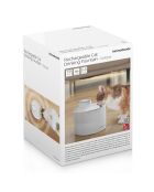 Fontaine pour chats rechargeable avec détecteur Refopet blanc/gris