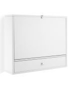 Bureau mural rabattable Wadesk blanc - 60x50x50 cm