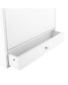 Bureau mural rabattable Wadesk blanc - 60x50x50 cm