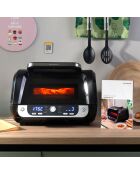 Friteuse sans huile avec grill et accessoires Air Fryer Fryinn 12-in-1 noir/acier - 6L 3400W