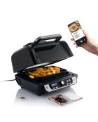 Friteuse sans huile avec grill et accessoires Air Fryer Fryinn 12-in-1 noir/acier - 6L 3400W