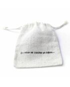 Collana Louna Cristal in ottone dorato