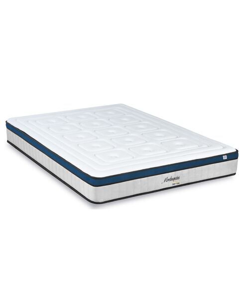 Pack prêt-à-dormir Montesquieu blanc/bleu - 140x190 cm