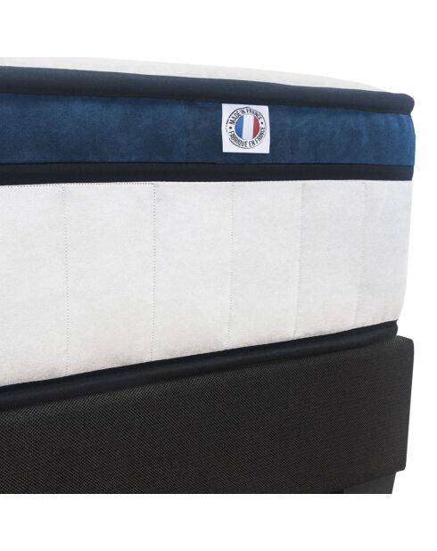 Pack prêt-à-dormir Montesquieu blanc/bleu - 140x190 cm