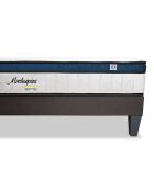 Ensemble matelas Montesquieu & sommier blanc/bleu/noir - 140x190 cm