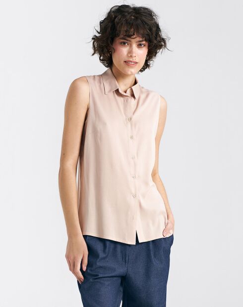 Marinebeige Bluse