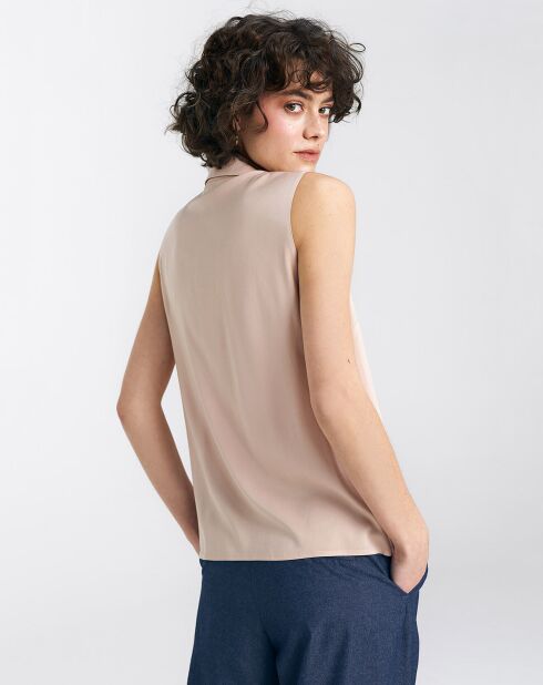 Marinebeige Bluse