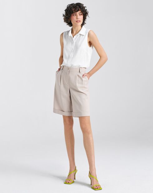 Blouse Marine écrue