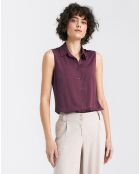Blouse Marine rouge bordeaux