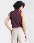 Blouse Marine rouge bordeaux