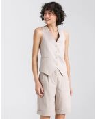 Gilet Pauline beige