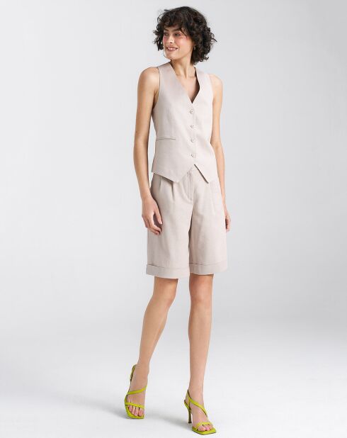 Chaleco Pauline beige