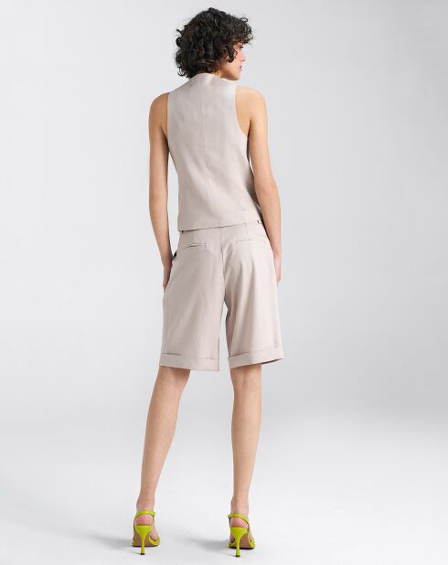 Chaleco Pauline beige