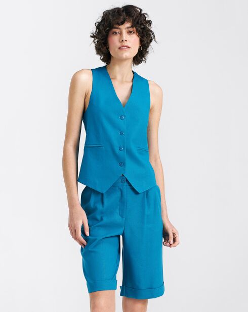 Gilet Pauline bleu