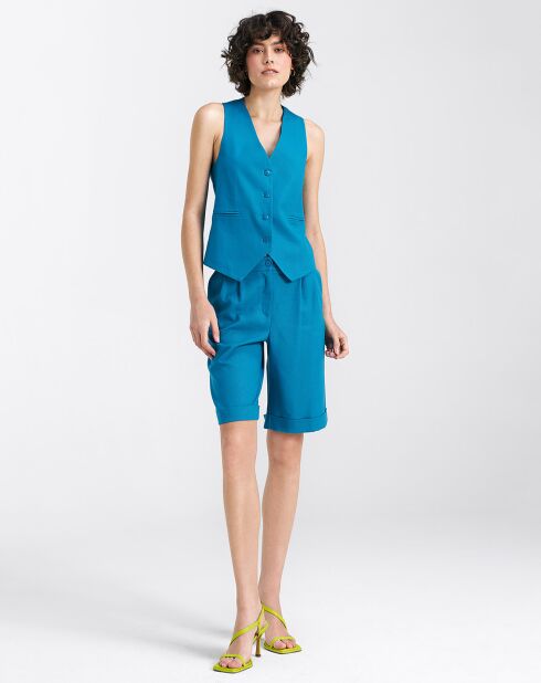 Gilet Pauline bleu
