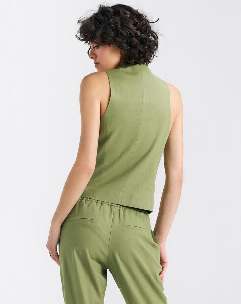 Gilet Pauline vert