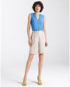 Beige korte broek Sarra