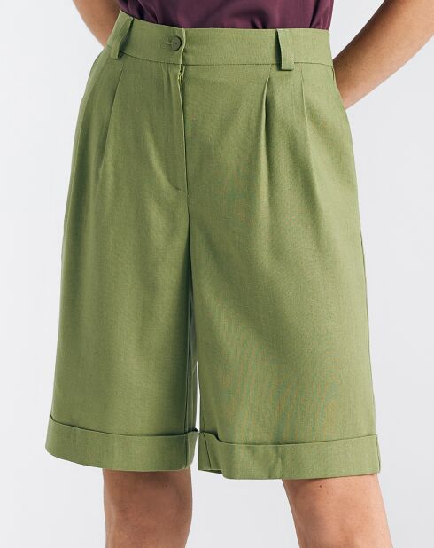 Groene korte broek Sarra