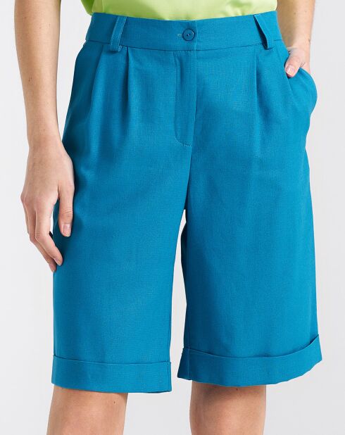 Sarra blauwe korte broek