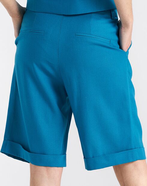 Sarra blauwe korte broek