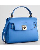 Sac à main en Cuir Swang bleu    - 28x20x11 cm
