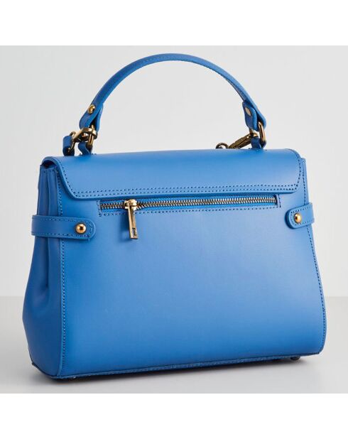 Sac à main en Cuir Swang bleu    - 28x20x11 cm