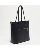 Sac à main en Cuir Mary noir - 29x34x12.5 cm