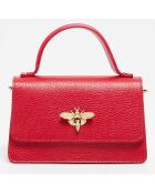Borsa Lily in pelle rossa - 19x11x7,5 cm
