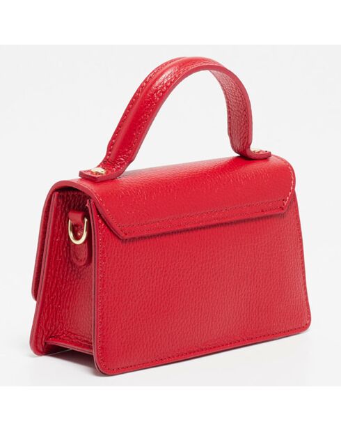 Borsa Lily in pelle rossa - 19x11x7,5 cm