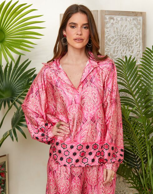 Blouse Cloé fushia