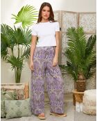 Pantalon Lou violet