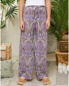 Pantalon Lou violet