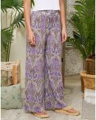 Pantalon Lou violet