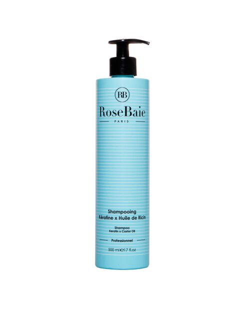 Keratin- und Rizinusshampoo - 500 ml