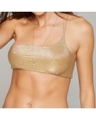 Haut de maillot de bain Anahi doré