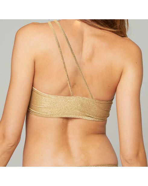 Goldenes Bikinioberteil Anahi