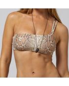 Haut de maillot de bain Anahi marron